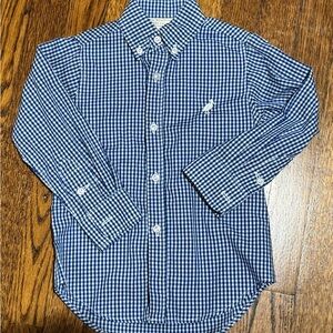 TBBC Navy & White Gingham Button Down